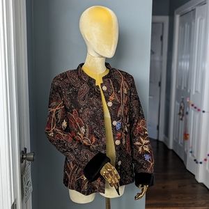 Embroidered Statement Jacket